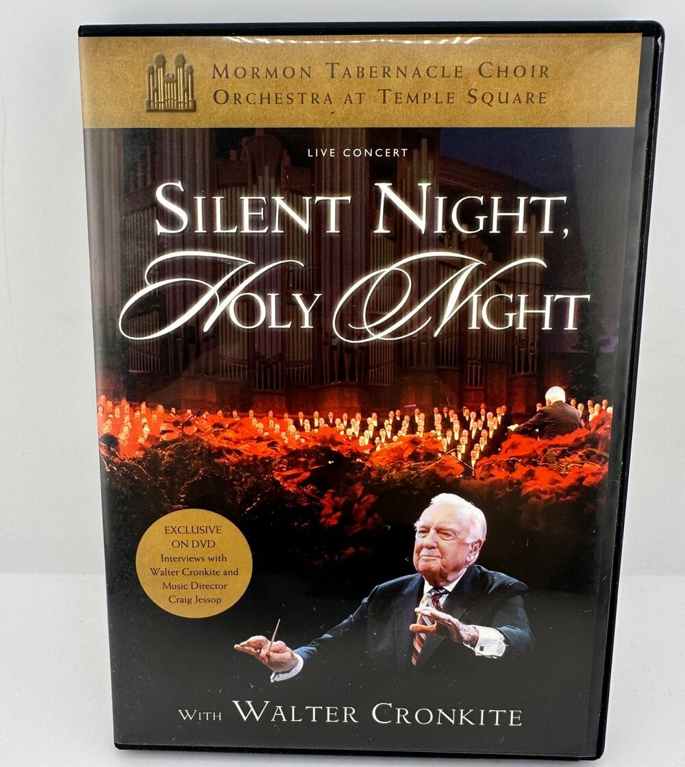 Silent Night Holy Night DVD Mormon Tabernacle Choir Walter Cronkite Christmas